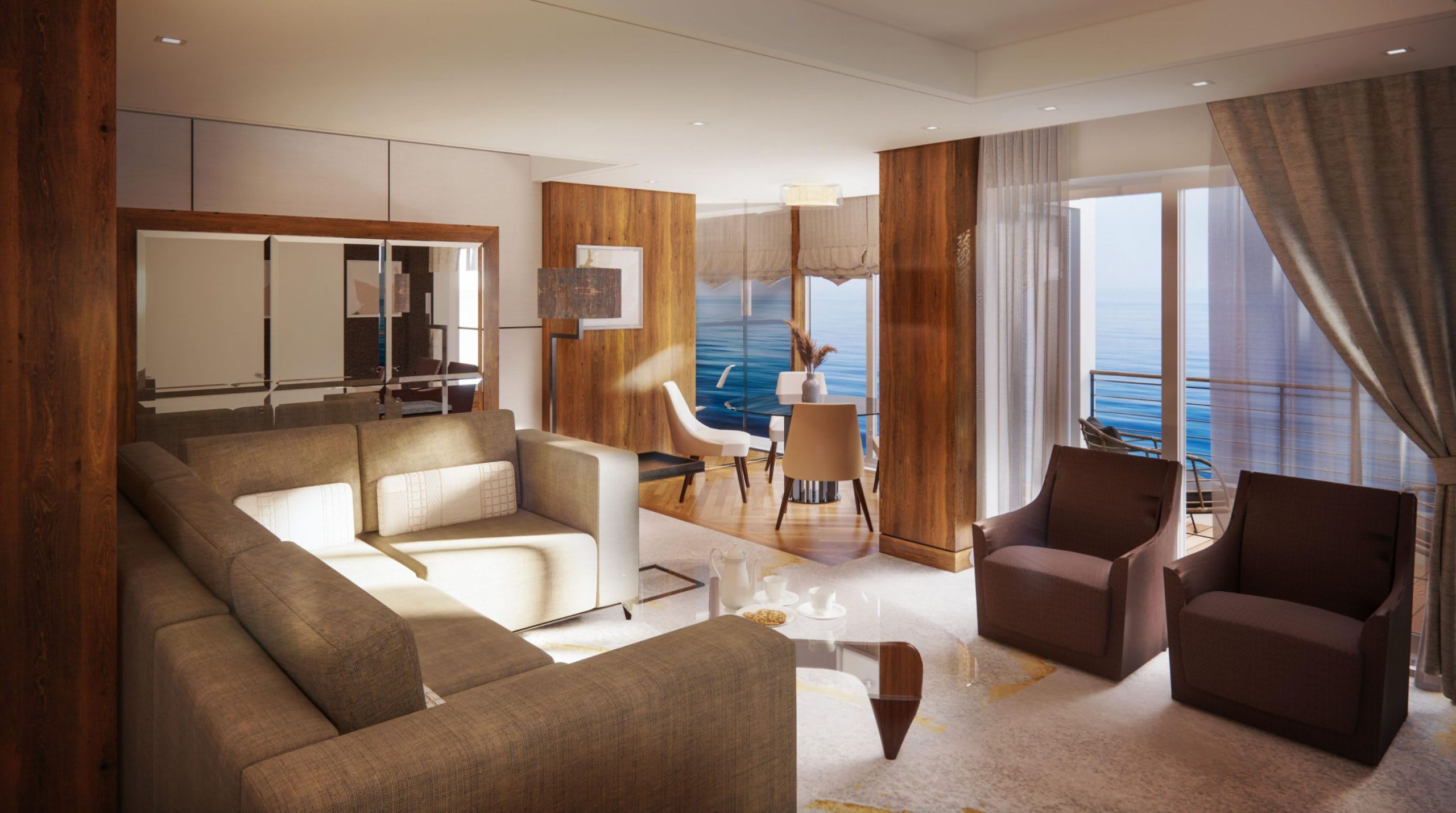 Experience Luxury at Sea: Exploring the Crystal Penthouse Suite on a Crystal Cruise Ship