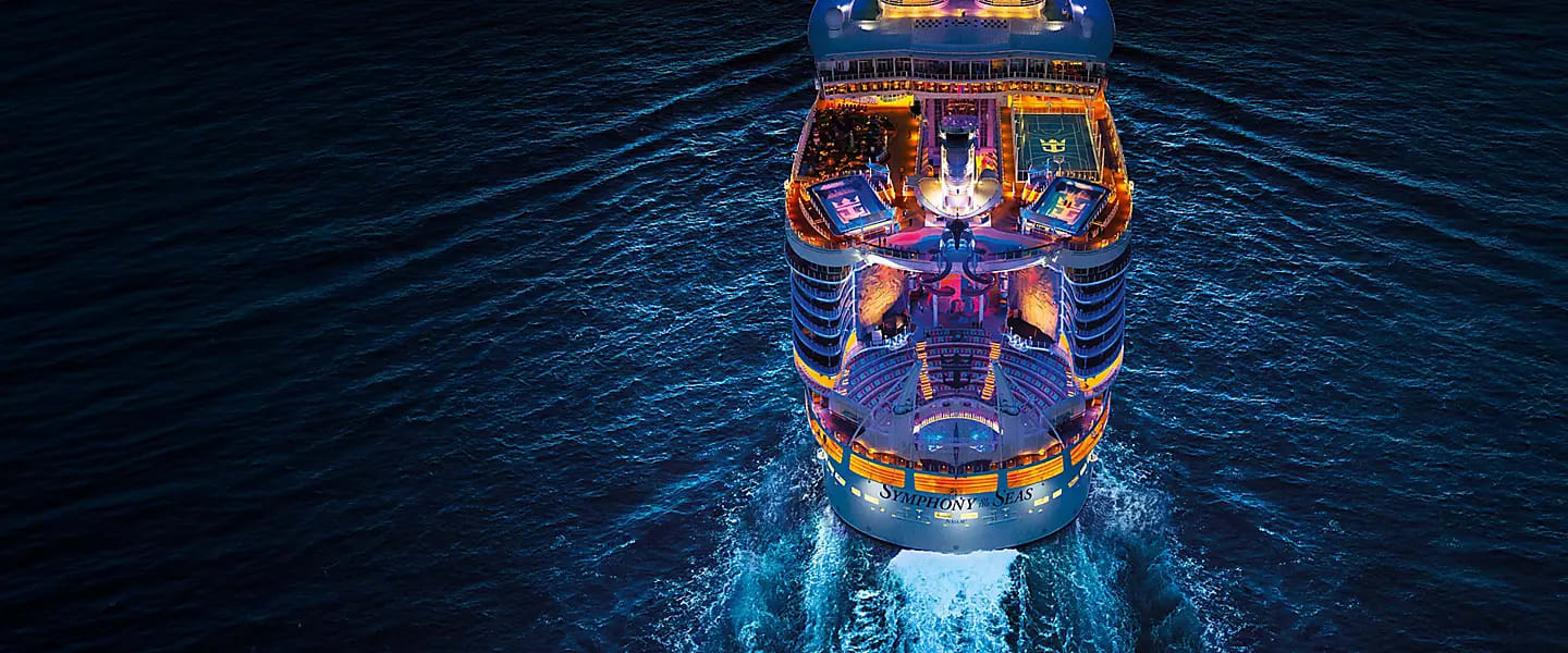 Symphony of the Seas sailing at sea