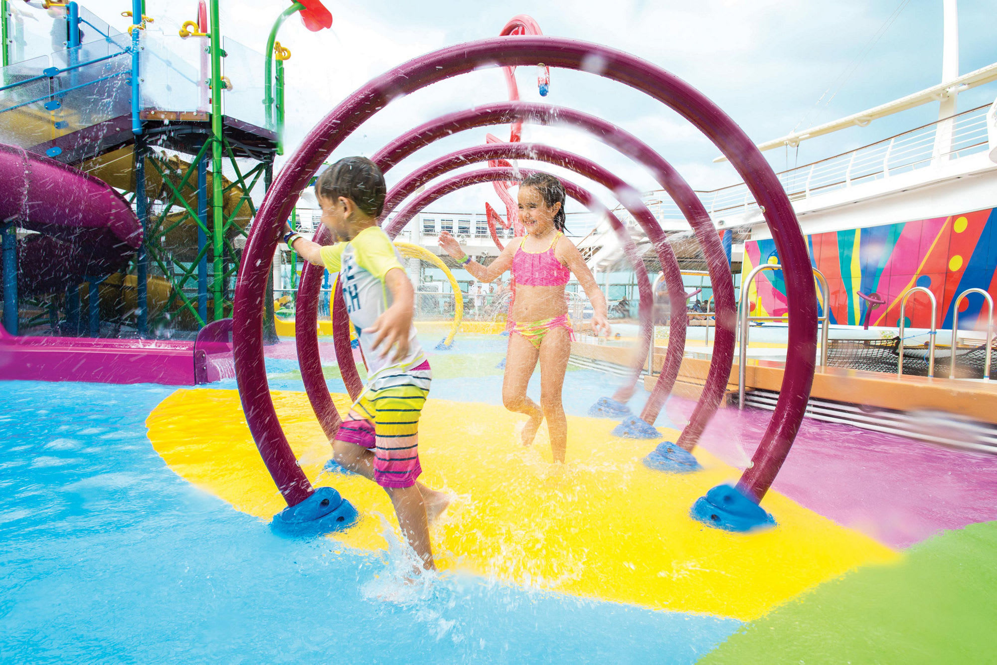 Pool Deck & Splashaway Bay on Adventure of the Seas