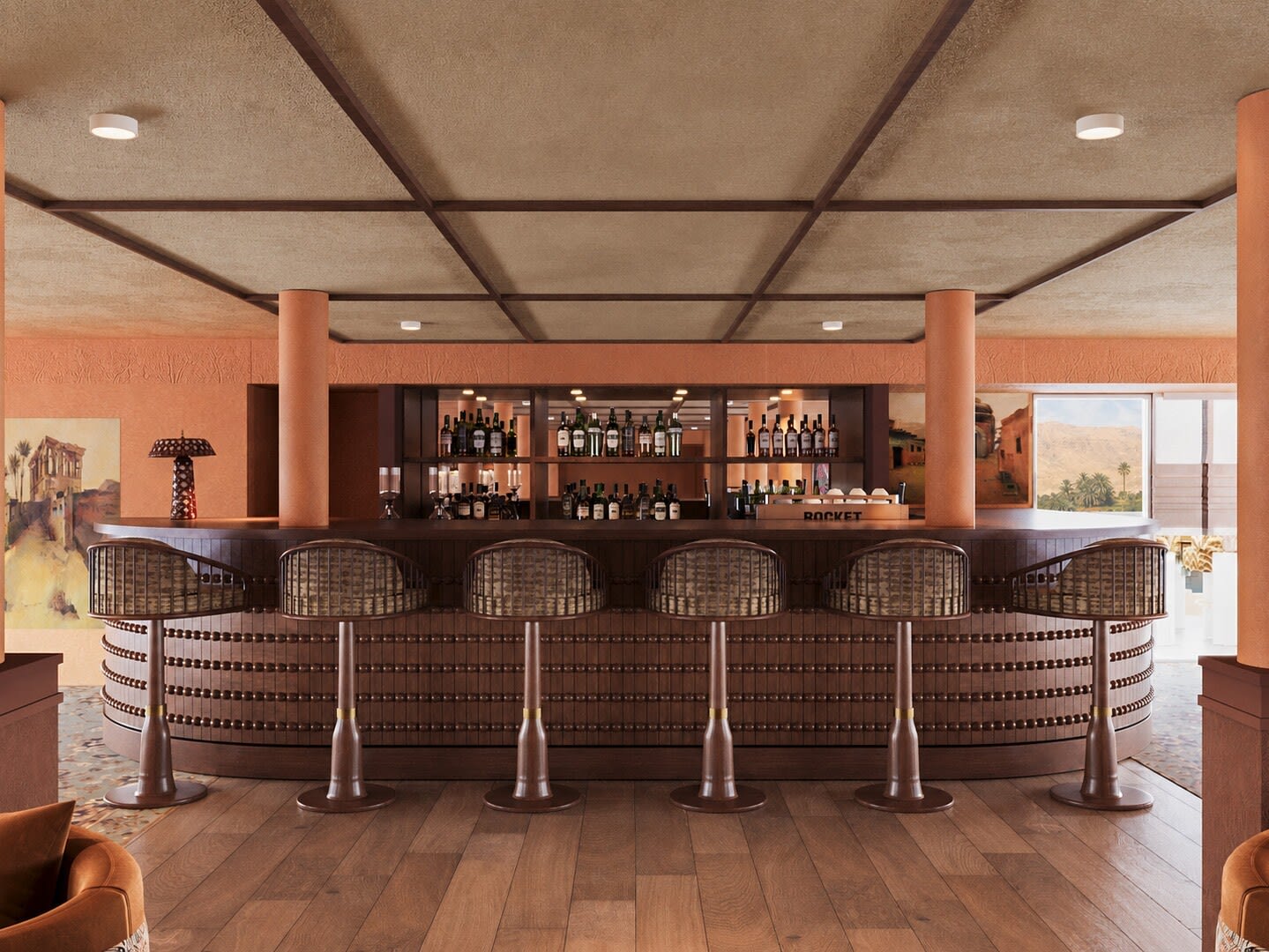 Main Lounge & Library on AmaDahlia