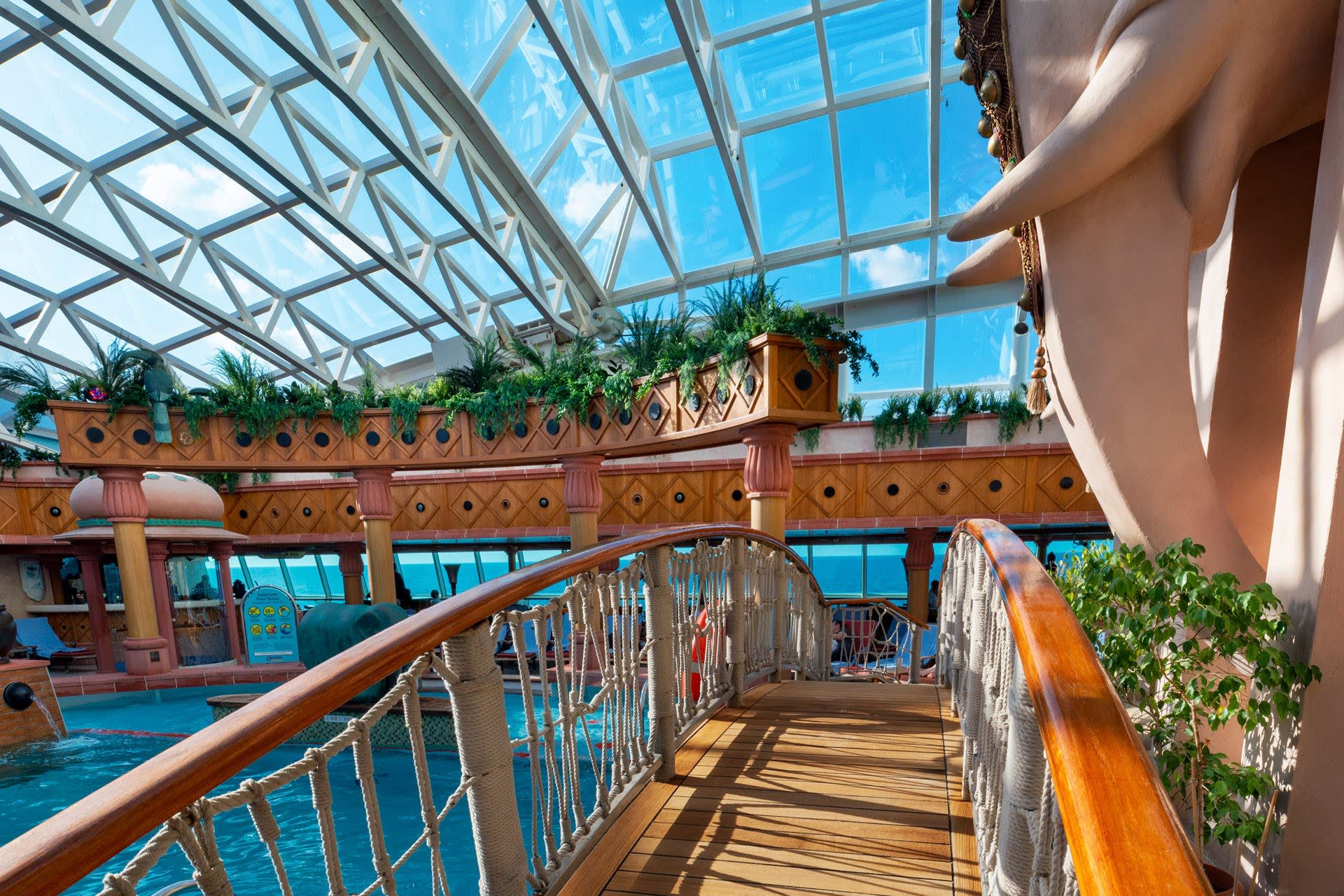 Pool Deck & Solarium on Brilliance of the Seas