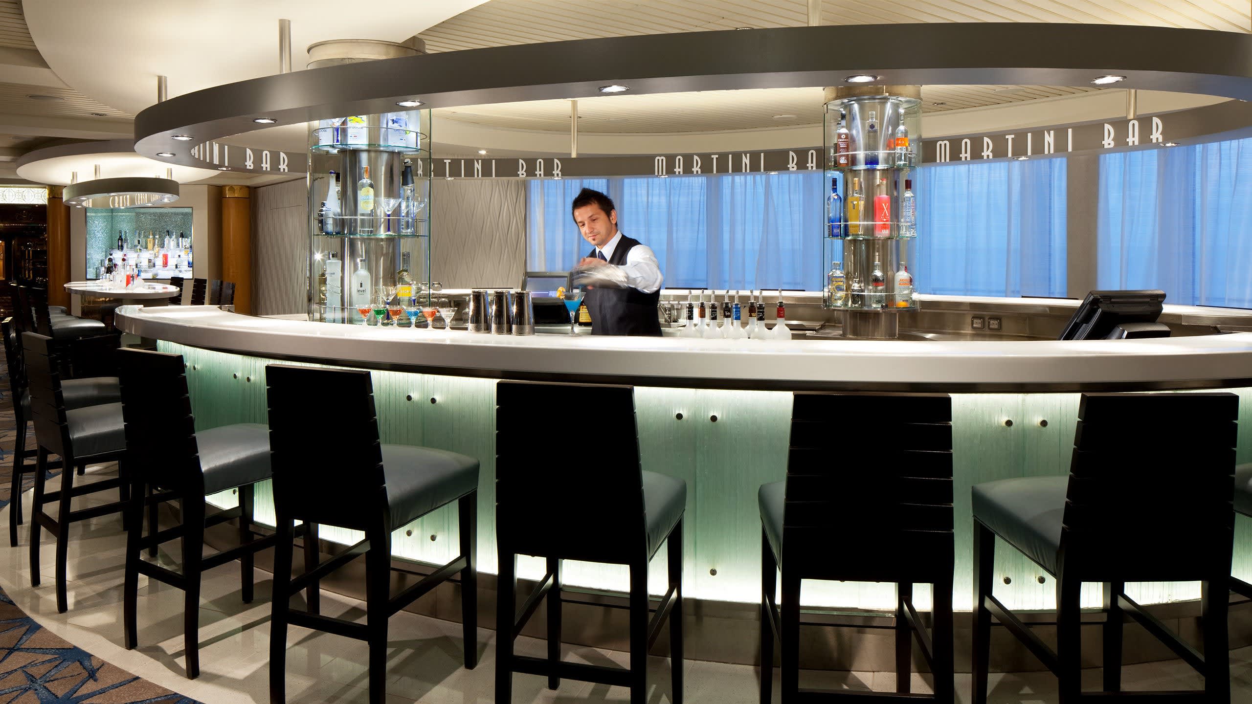 Celebrity Infinity Martini Bar Rendezvous Lounge & Martini Bar on Celebrity Infinity