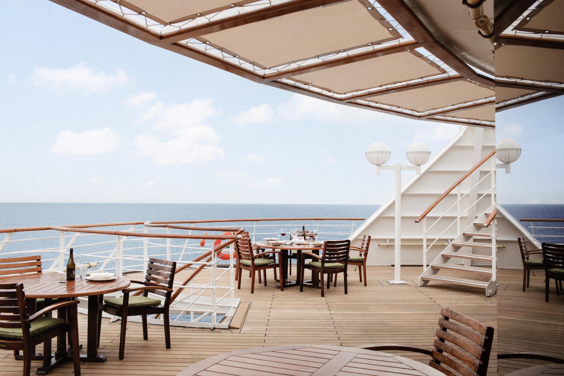 Marketplace & Aft Terrace on Crystal Serenity