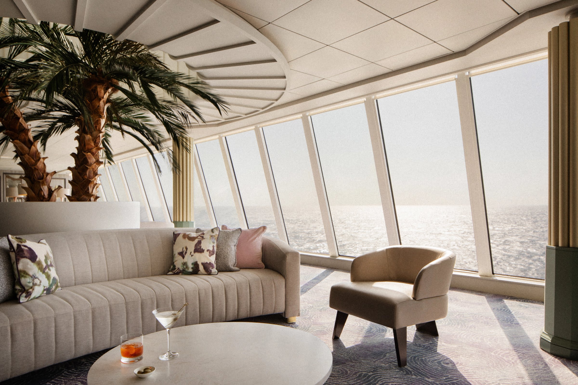 Palm Court on Crystal Serenity