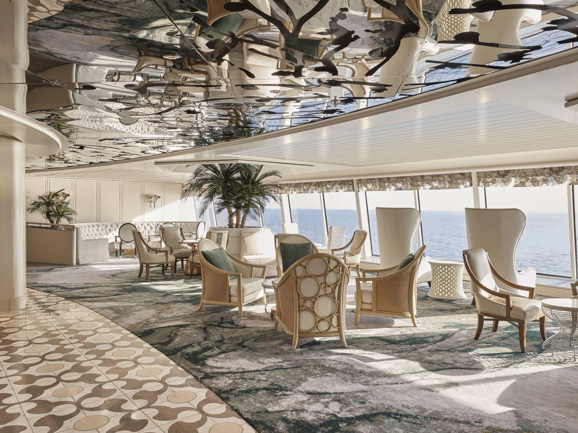 Palm Court on Crystal Symphony