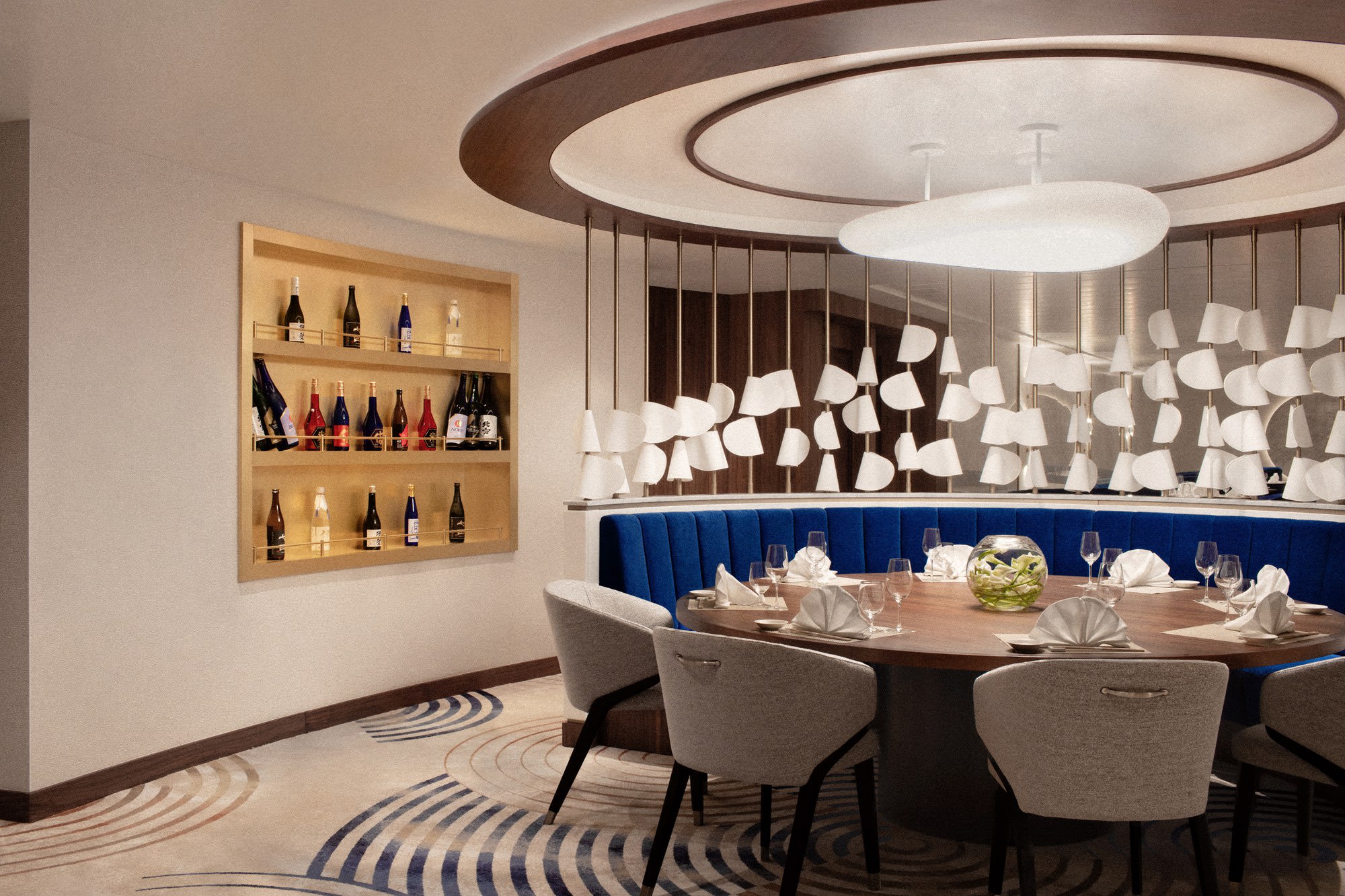Crystal Symphony Umi Uma Nobu Restaurant Umi Uma, the Nobu Matsuhisa restaurant aboard Crystal Symphony