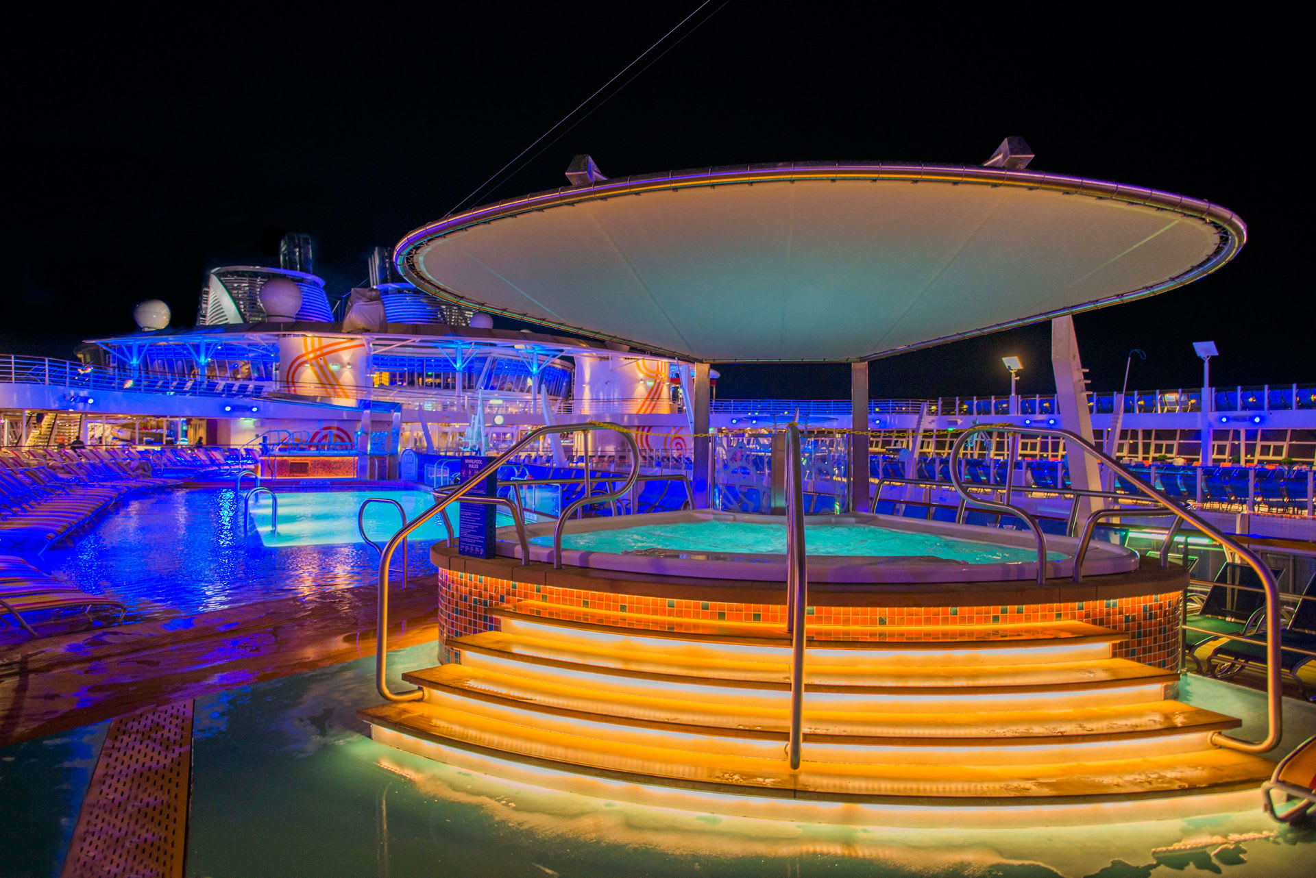 Solarium on Freedom of the Seas