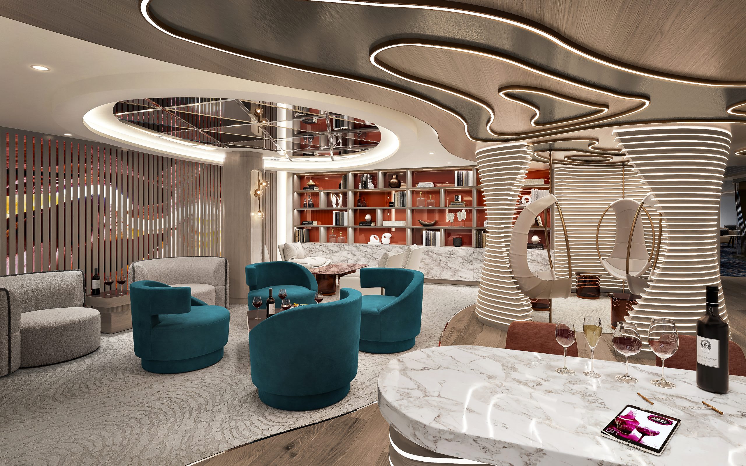 NCL, Prima Class, Norwegian Aqua, Swirl Wine Bar