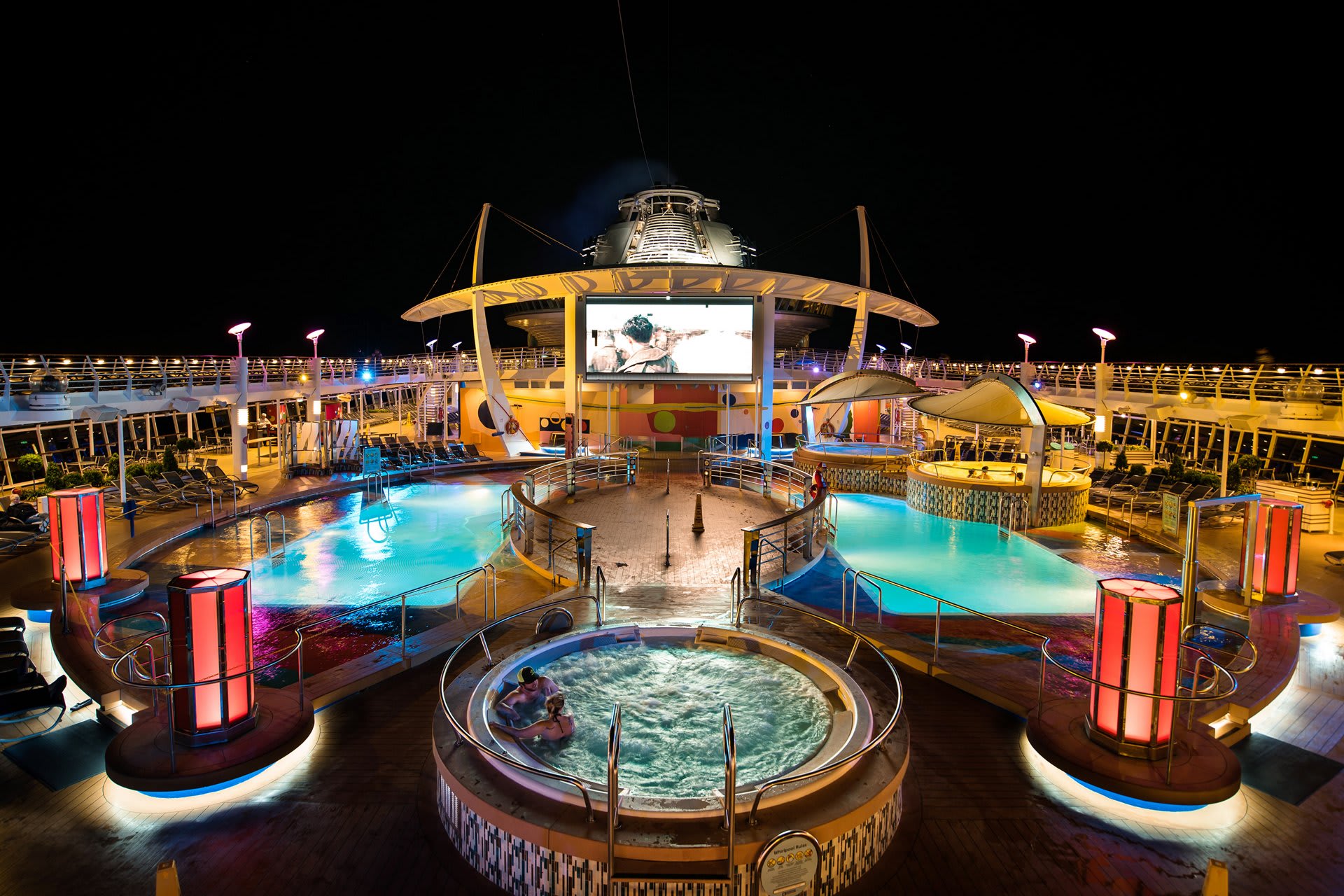 Pool Deck & The Lime and Coconut on Liberty of the Seas
