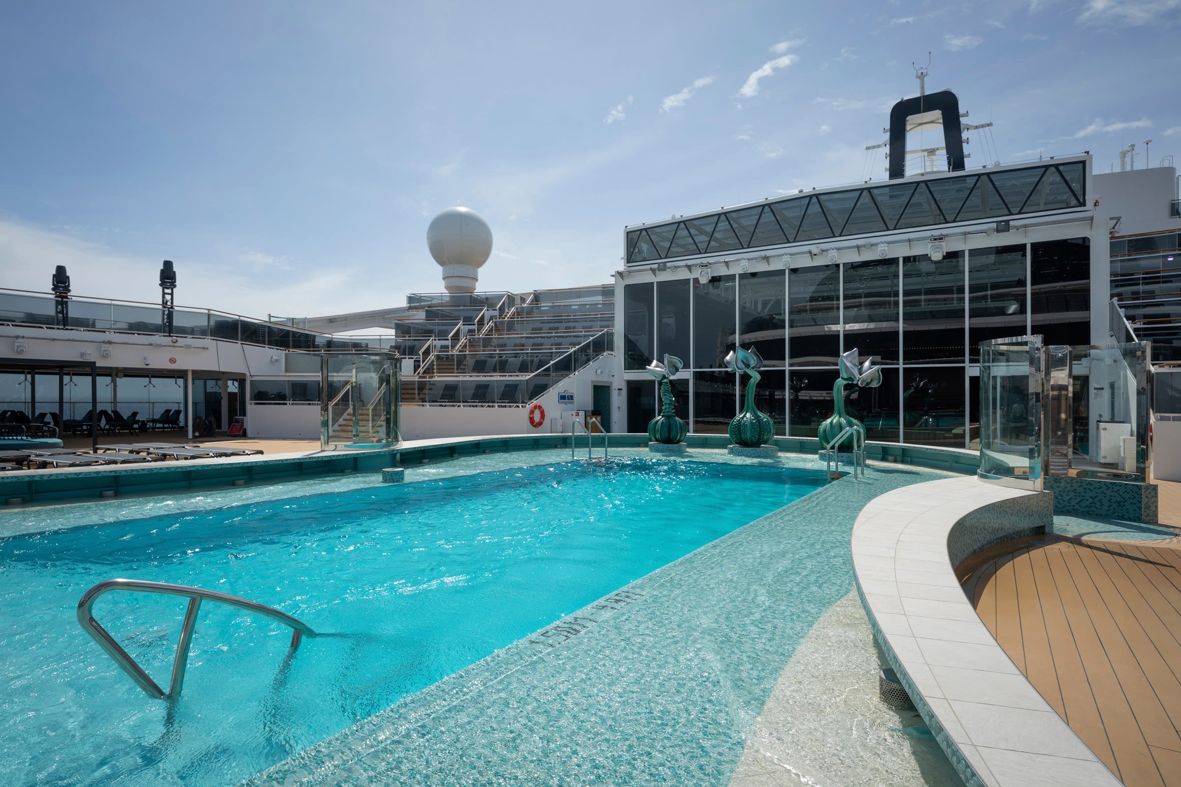 Msc World America Aqua Deck Pool Aqua Deck & Botanic Garden on MSC World America