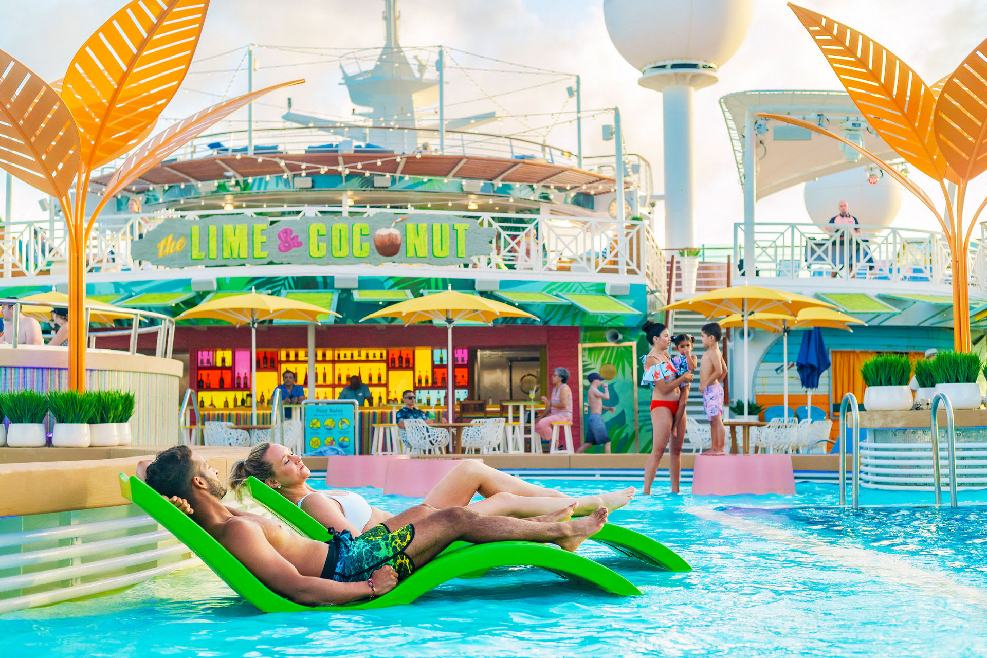 Pool Deck & The Lime and Coconut on Navigator of the Seas
