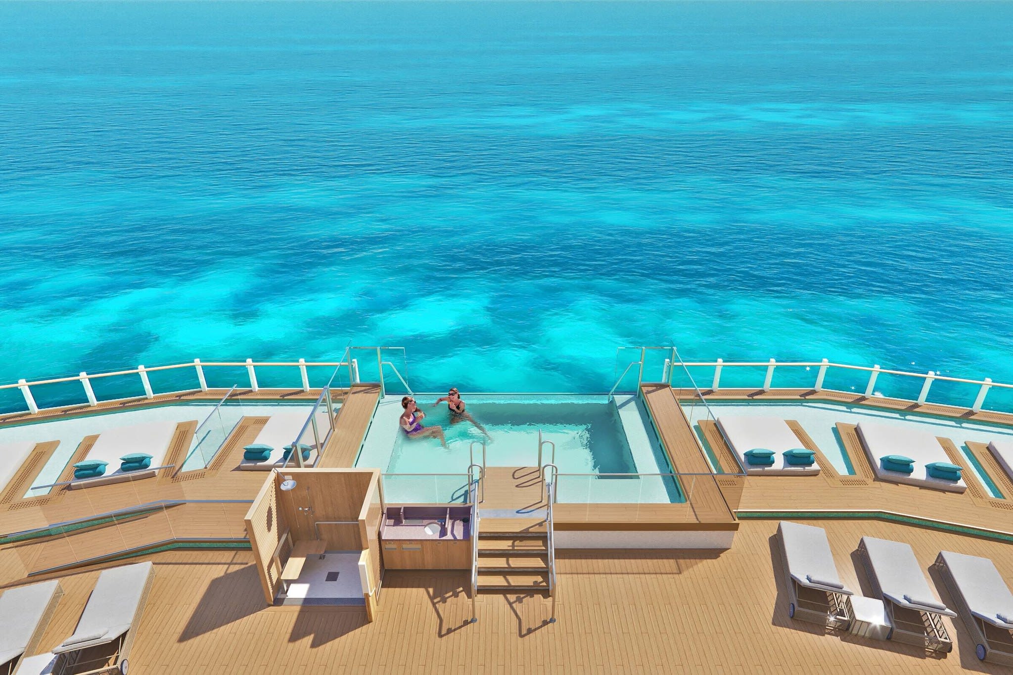 Infinity Beach & Ocean Boulevard on Norwegian Aqua