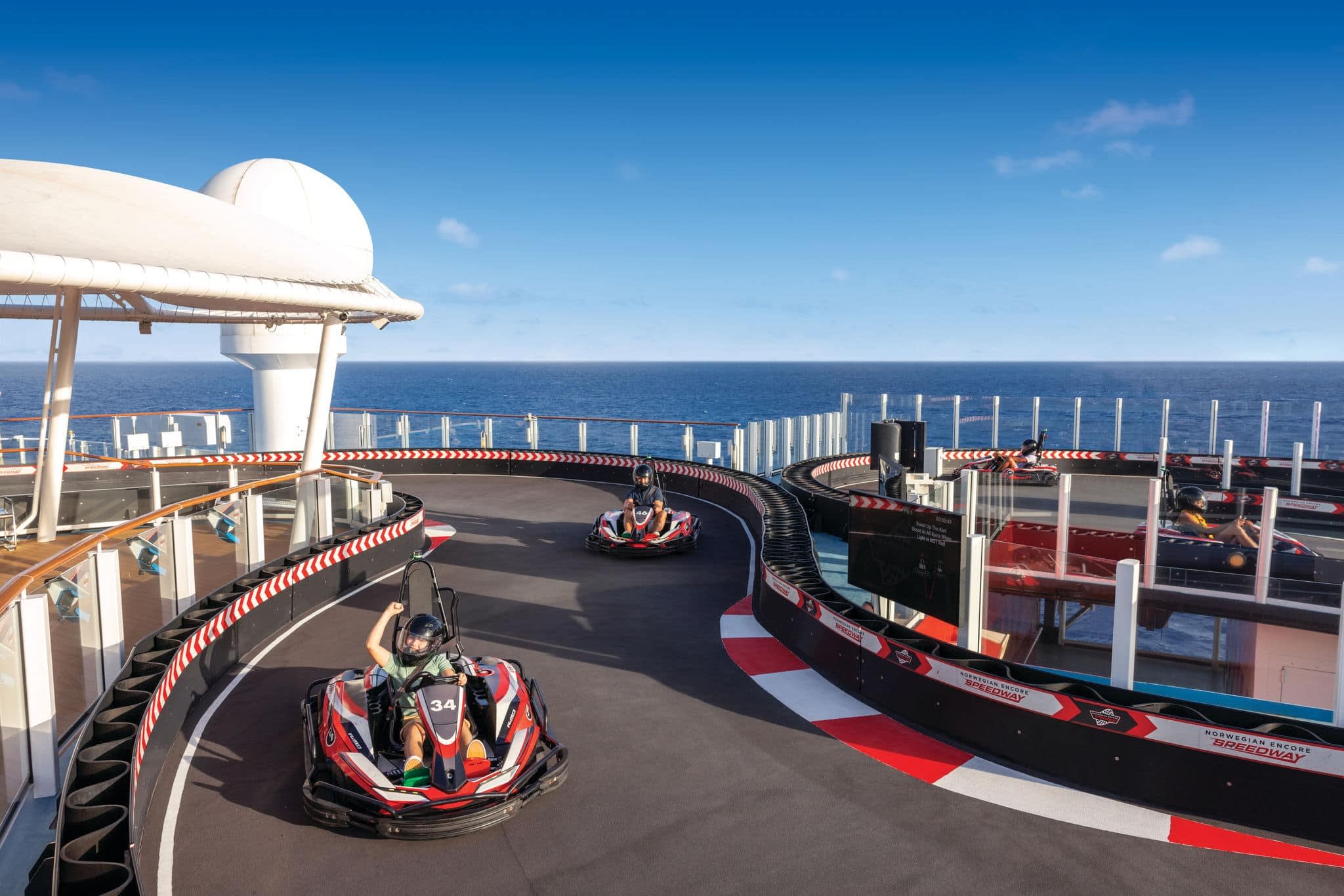 Encore Speedway on Norwegian Encore