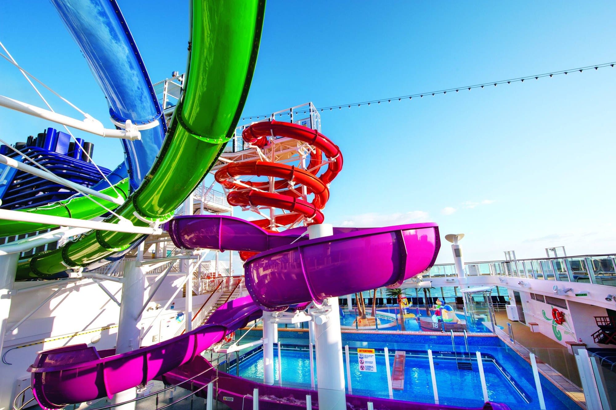 Aqua Park & Pool Deck on Norwegian Getaway