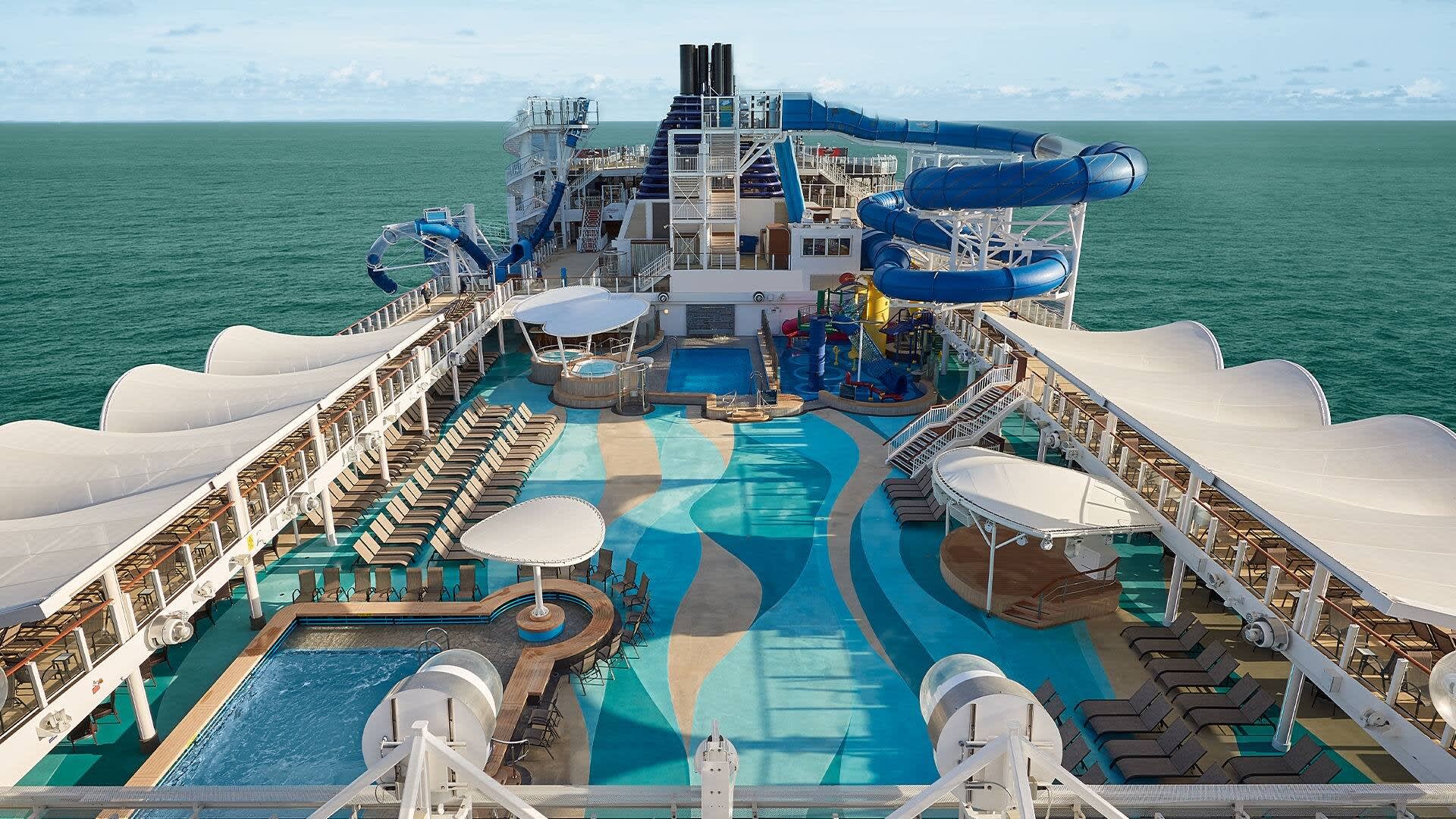Pool Deck & Ocean Loops on Norwegian Joy