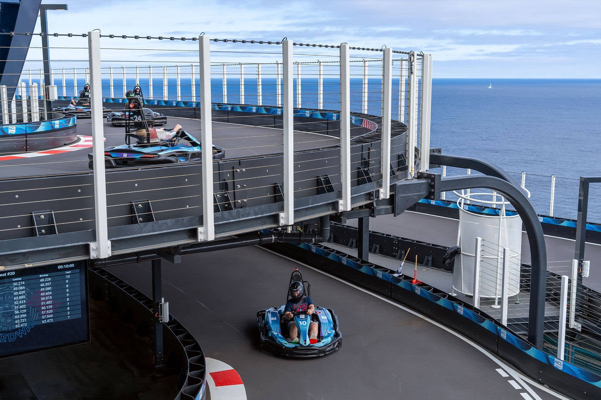 Prima Speedway on Norwegian Prima