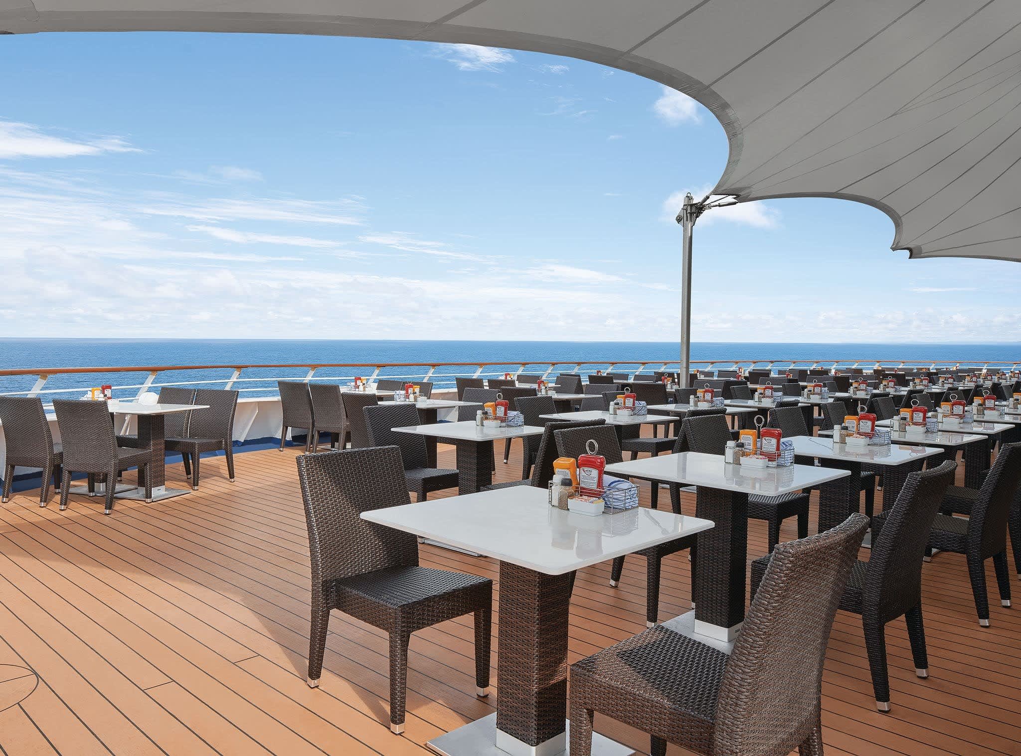 Garden Cafe & The Great Outdoors on Norwegian Sky