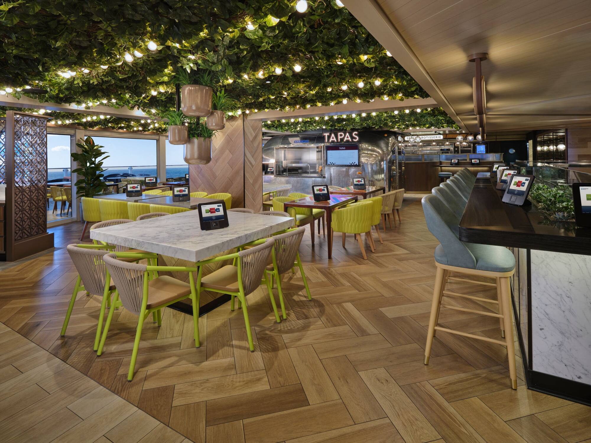 Indulge Food Hall on Norwegian Viva