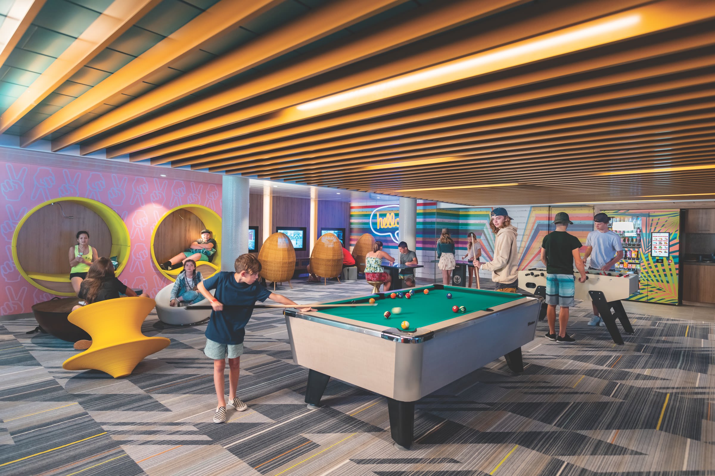Oasis Class Teen Lounge Adventure Ocean on Allure of the Seas