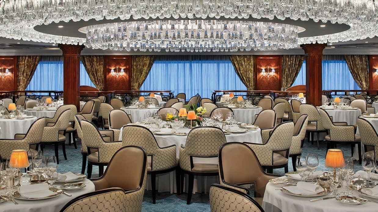 Grand Dining Room & Grand Staircase on Oceania Insignia