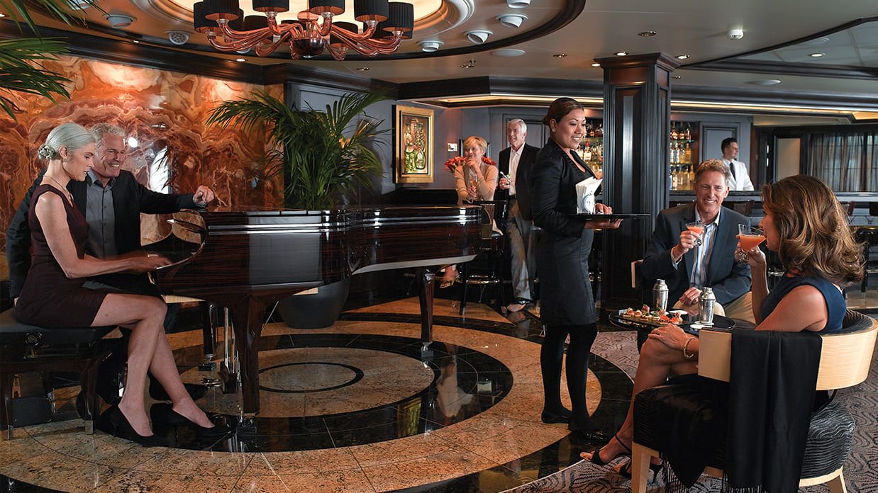 Grand Dining Room & Martinis on Oceania Marina