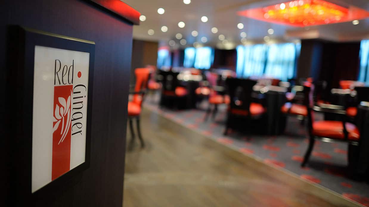 Oceania Red Ginger Asian Restaurant Red Ginger on Oceania Sirena