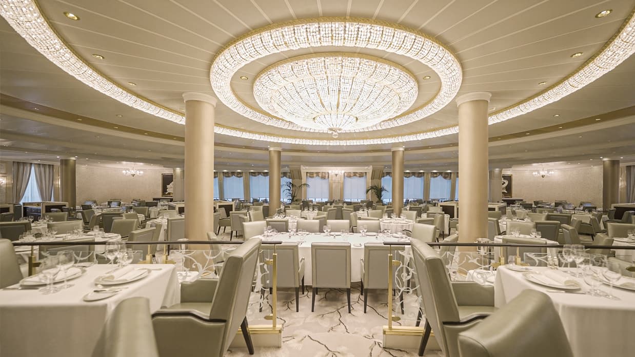 Grand Dining Room & Martinis on Oceania Riviera