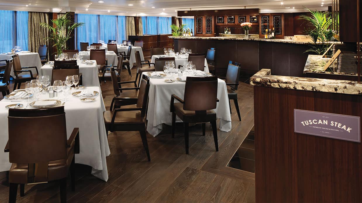 Oceania Tuscan Steak Restaurant Tuscan Steak on Oceania Sirena