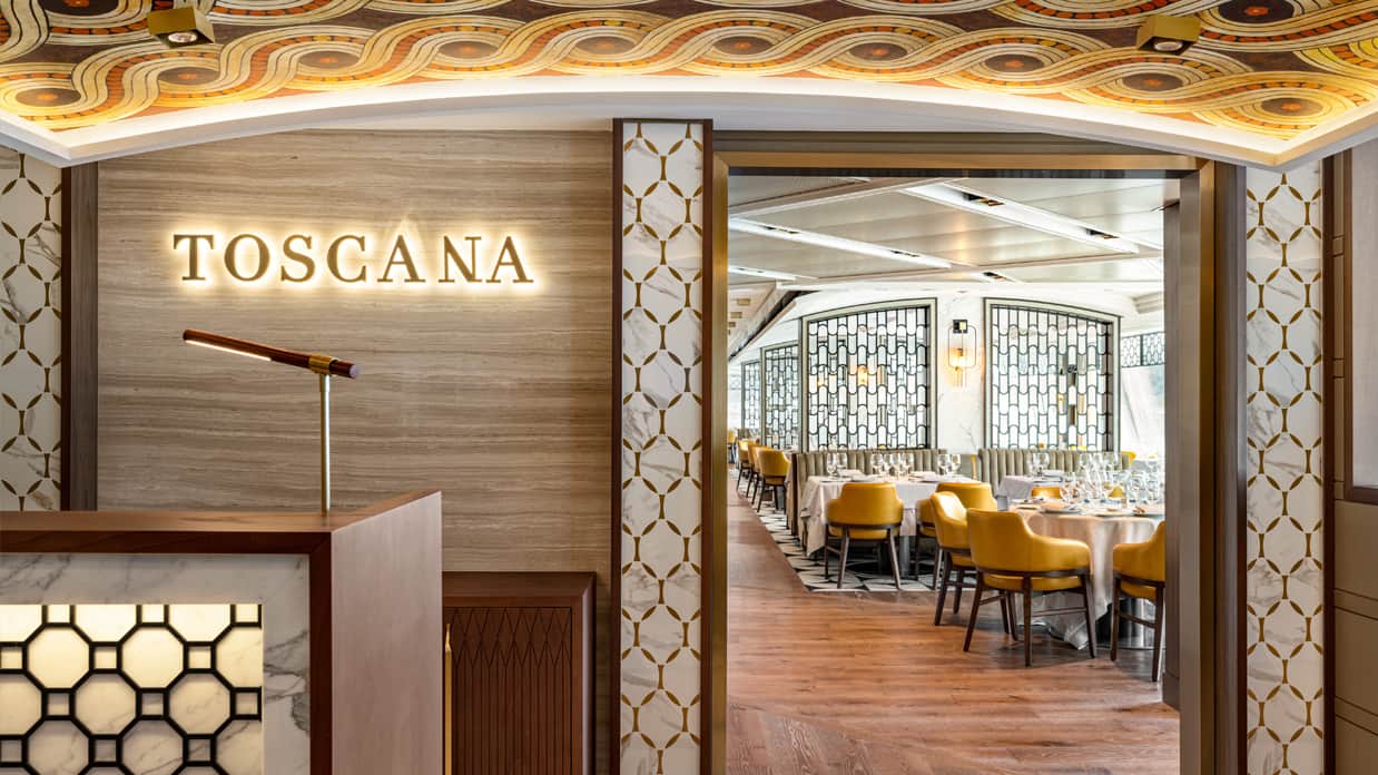 Polo Grill, Toscana & Privée on Oceania Vista