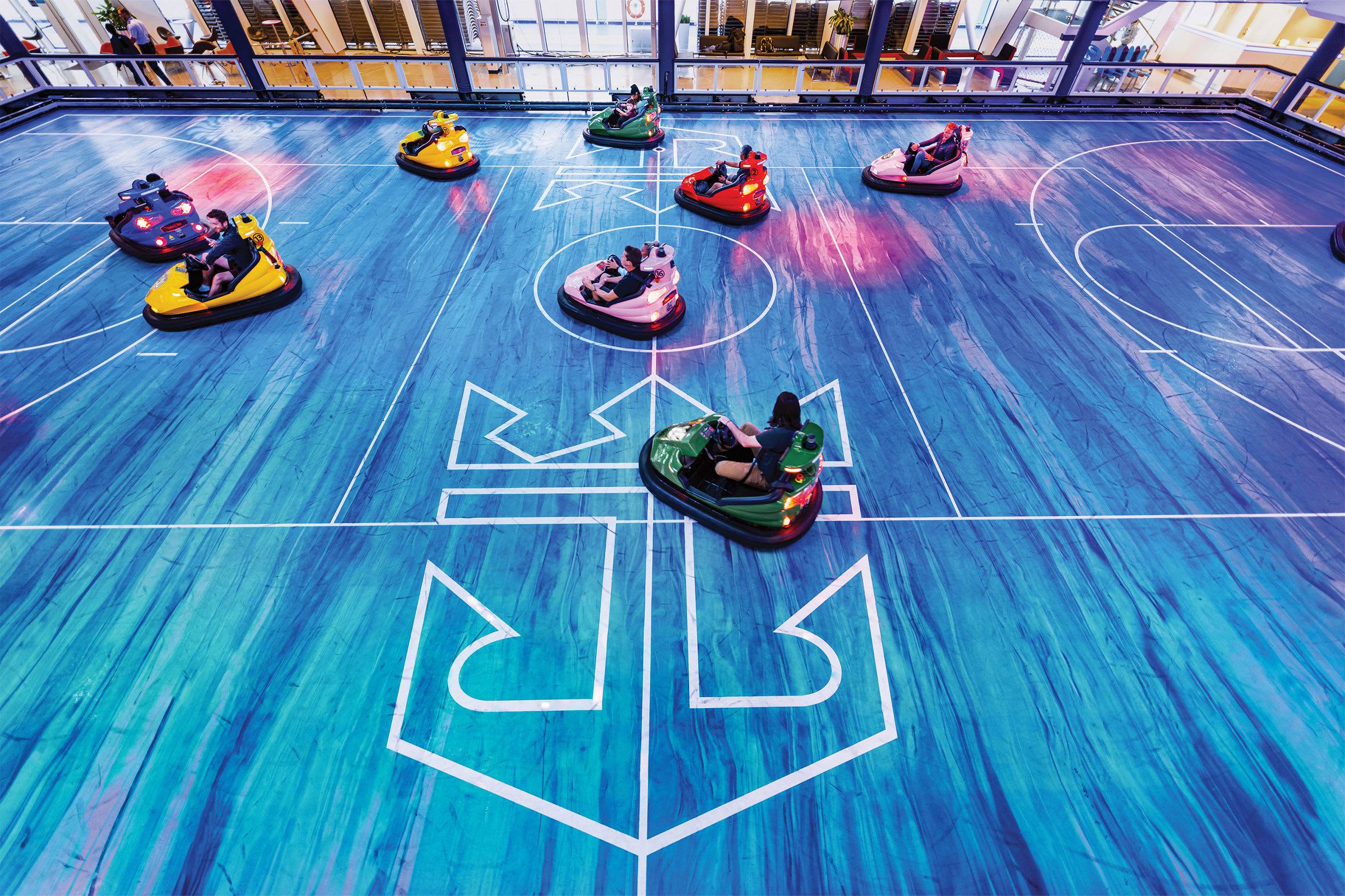 Ovation Of The Seas Seaplex Bumper Cars SeaPlex on Ovation of the Seas