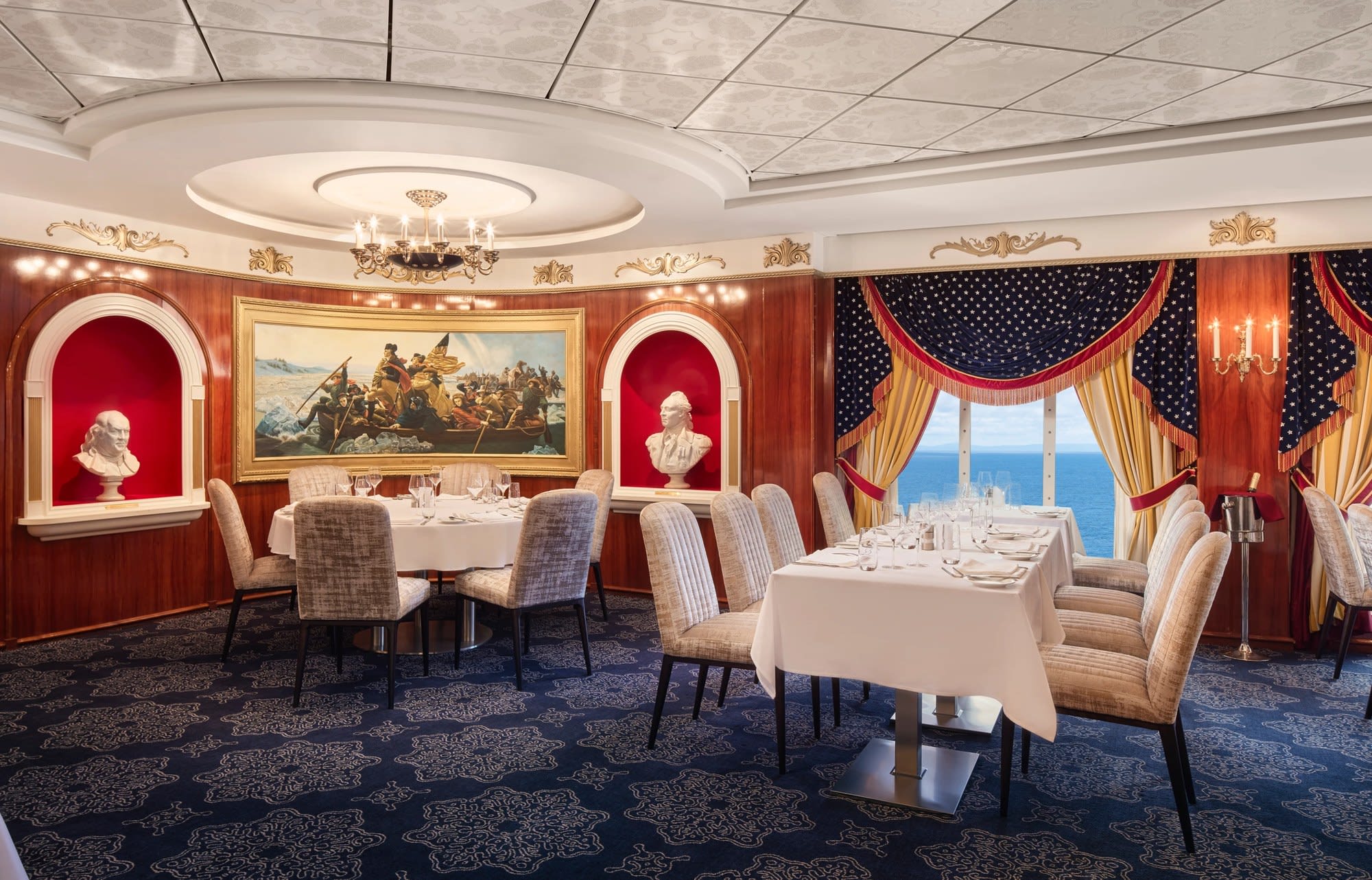 Liberty & Skyline Dining Rooms on Pride of America