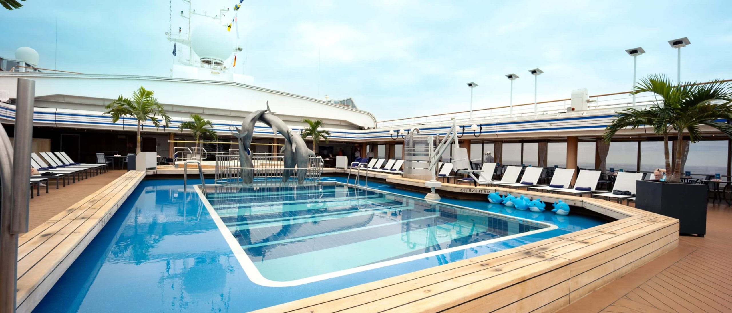 Lido Pool & Magradome on Zaandam
