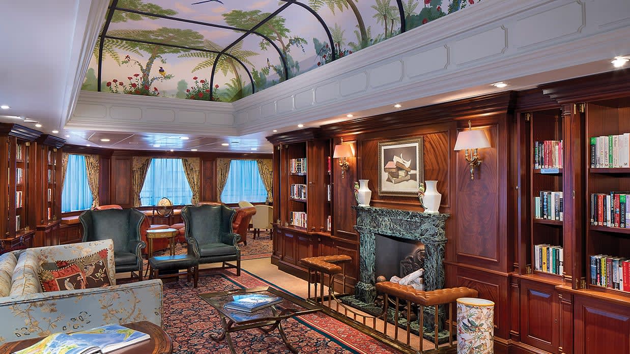 Library on Oceania Regatta