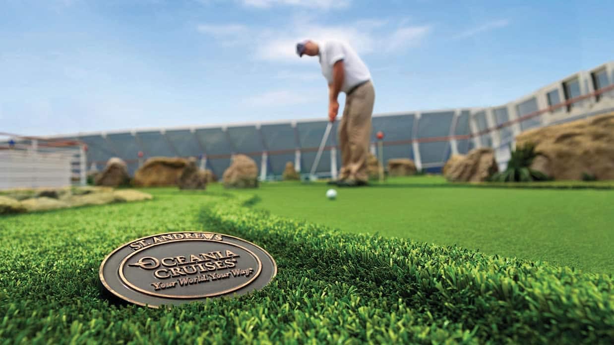 Sports Deck & Walking Track on Oceania Insignia