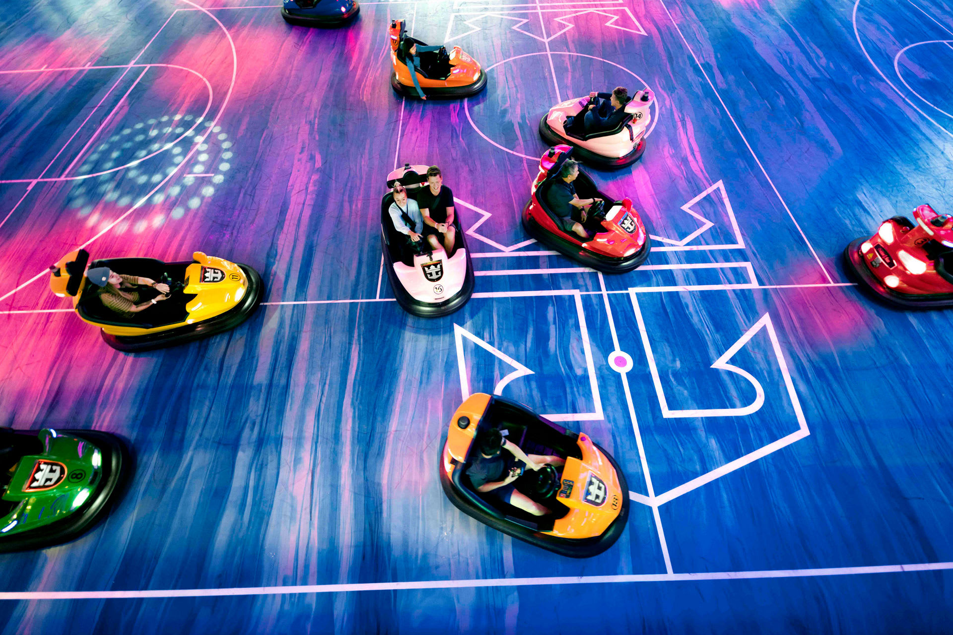 Royal Caribbean Seaplex Bumper Cars SeaPlex & Playmakers on Odyssey of the Seas
