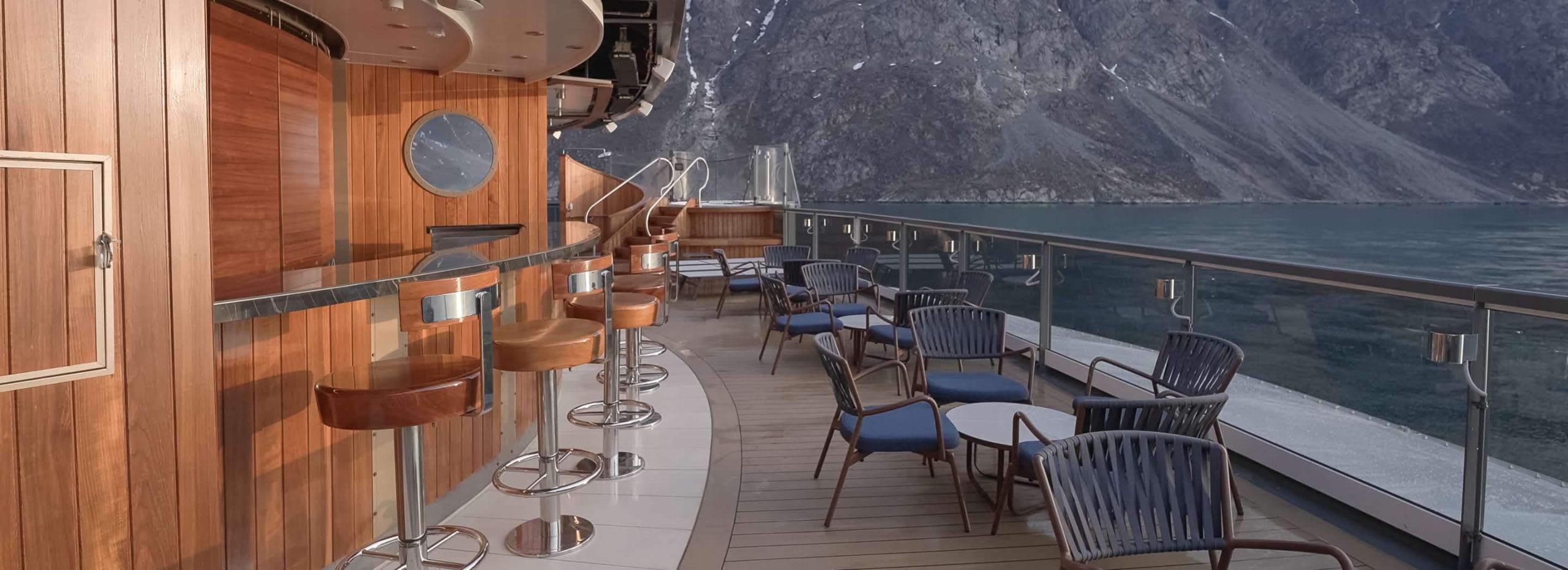 Sky Bar on Seabourn Pursuit