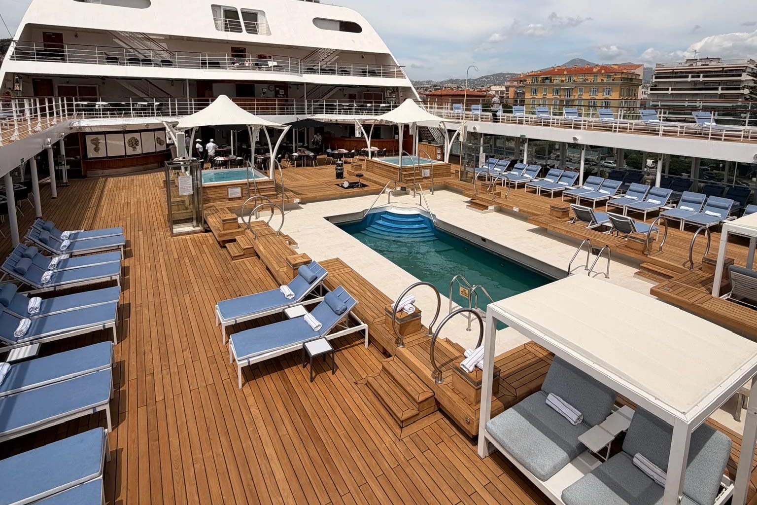 Pool Decks & The Patio on Seabourn Quest