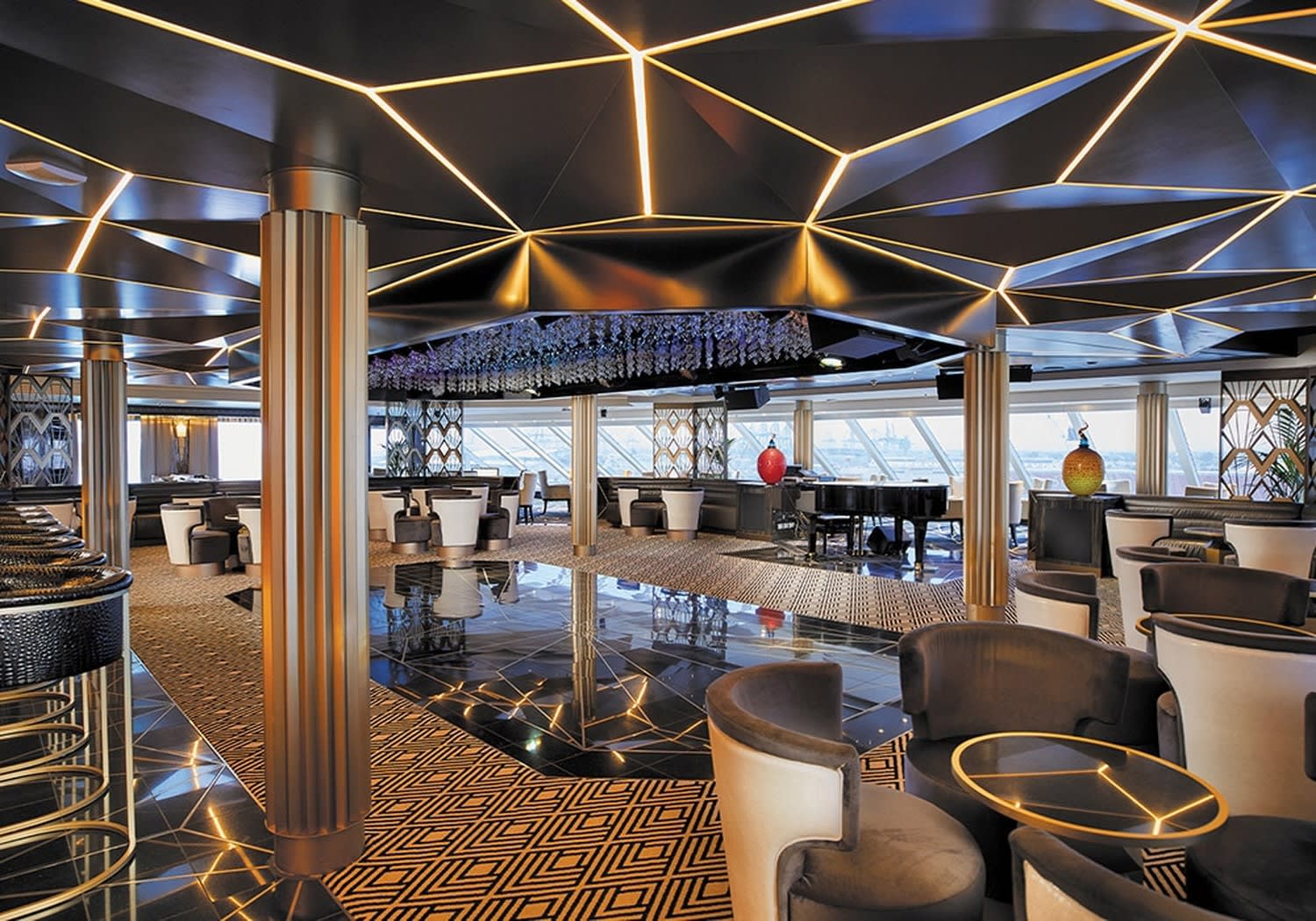 Observation Lounge on Seven Seas Explorer
