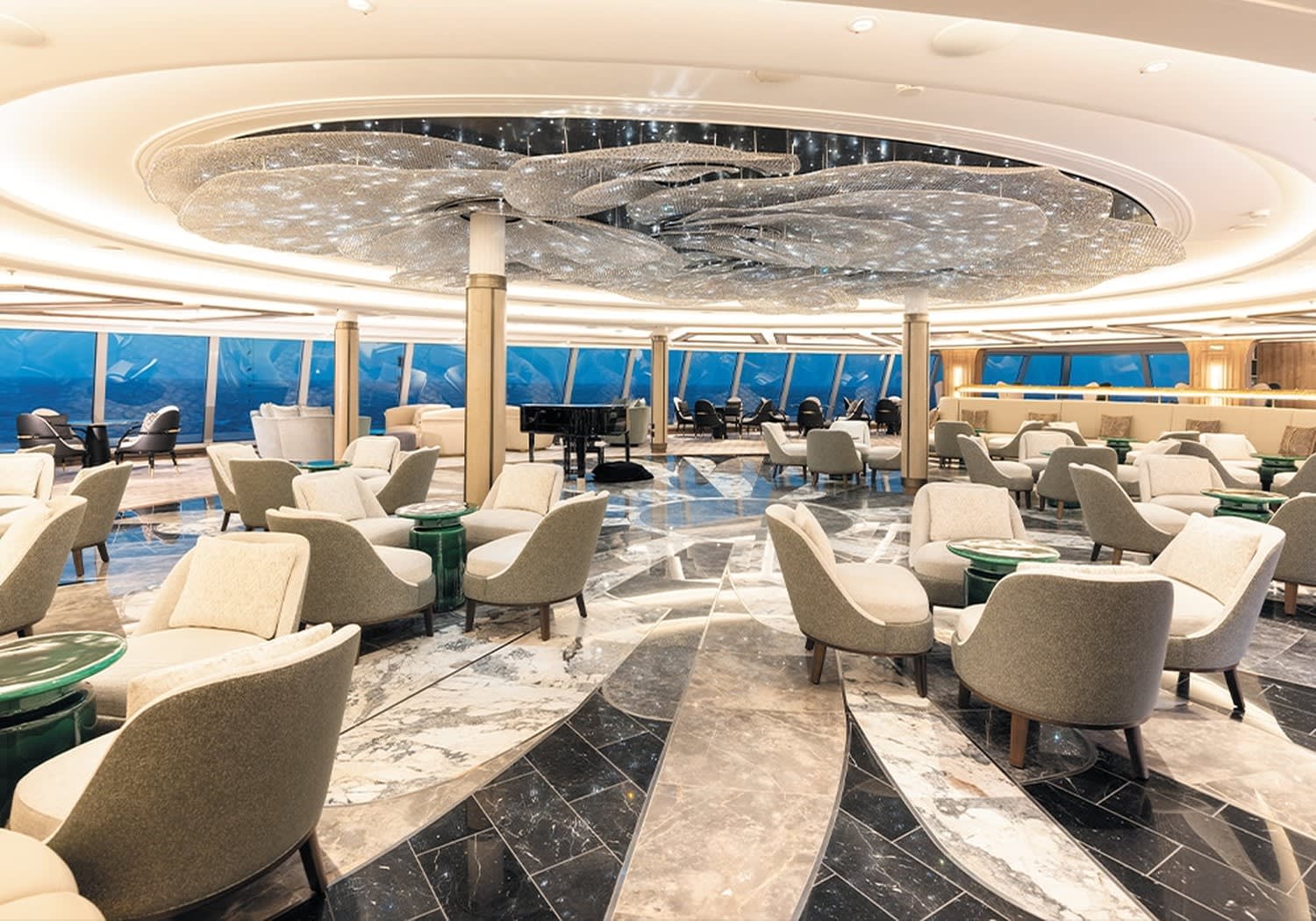 Observation Lounge on Seven Seas Grandeur