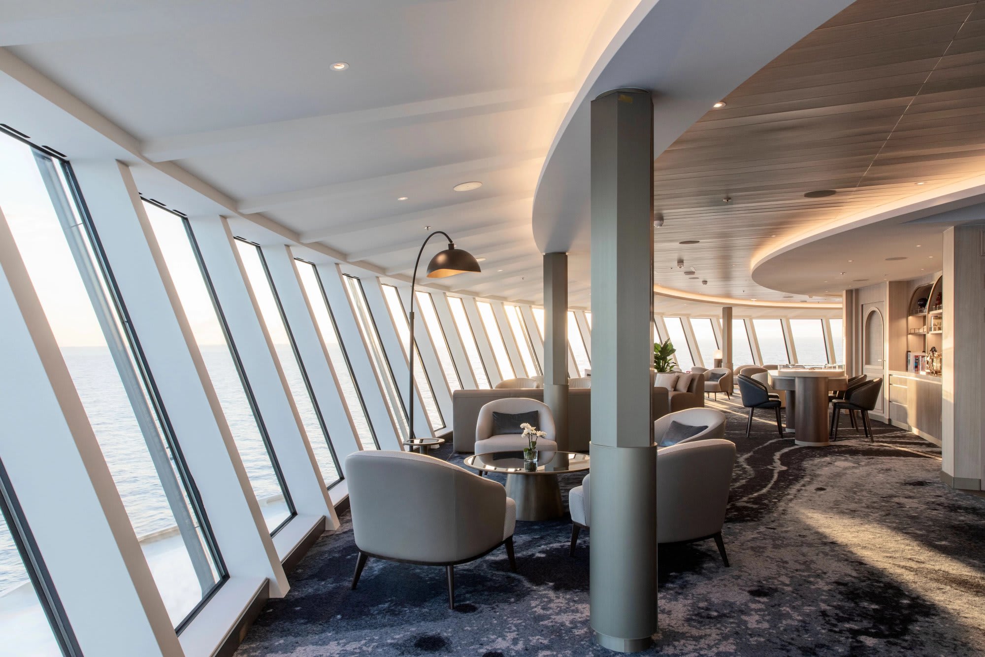 Observation Lounge & Library on Silver Nova