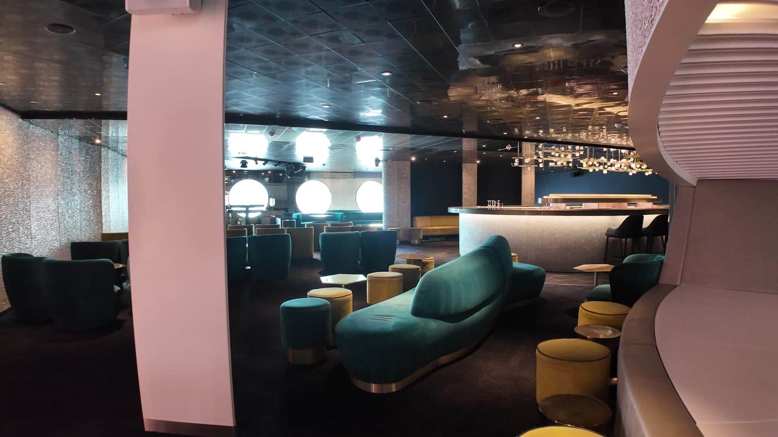 Added lounge seating at On the Rocks, Deck 6, Valiant Lady