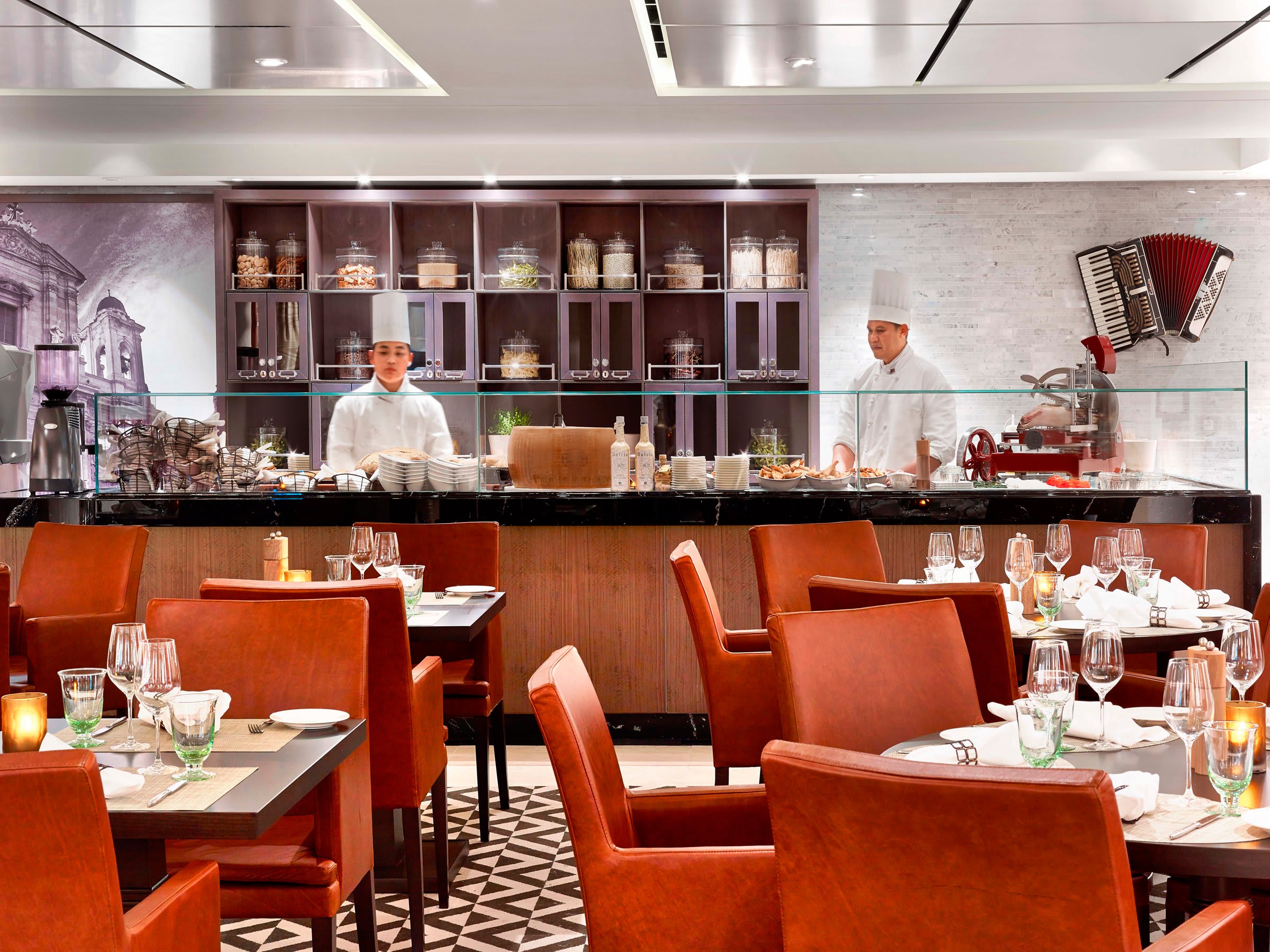 Manfredi's Italian Restaurant on Viking Ocean Ships