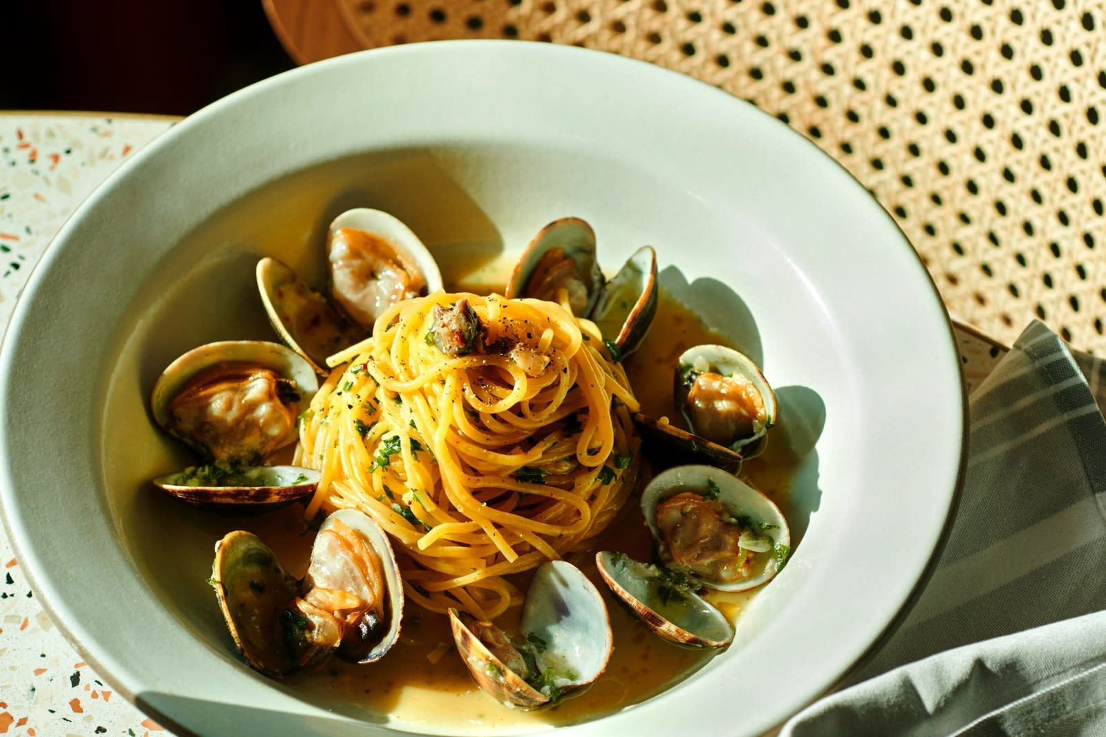 Virgin Voyages Extra Virgin Pasta Extra Virgin on Scarlet Lady