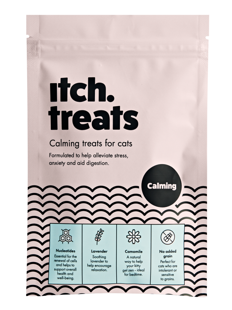 Calming Treats for Cats & Dogs Lavender & Camomile itch.