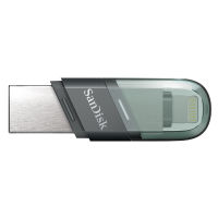 แฟลชไดร์ฟ SANDISK iXpand Flip, SDIX90N 128GB, Black  USB 3.0 Flash Drive