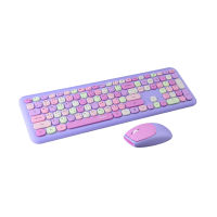 เซ็ตเมาส์คีย์บอร์ด MOFii LOLLIPOP WIRELESS COMBO MIXED Mouse & Keyboard Set