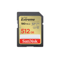 เมมโมรี่การ์ด SanDisk Extreme SDXC, SDXVV 512GB, V30, U3, C10, UHS-I Memory Card