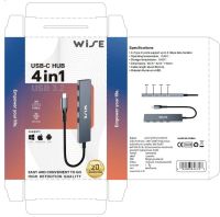 WISE USB Hub Type C - Type C 4 ports
