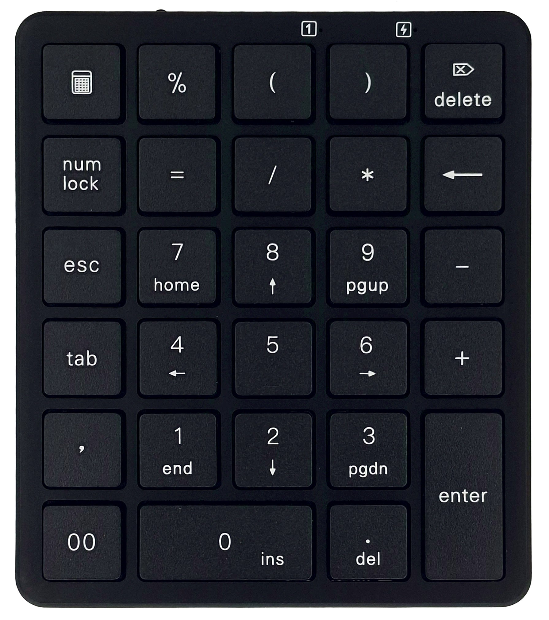Np Button Keyboard WISE NUMPAD WIRELESS NP-201 BLACK