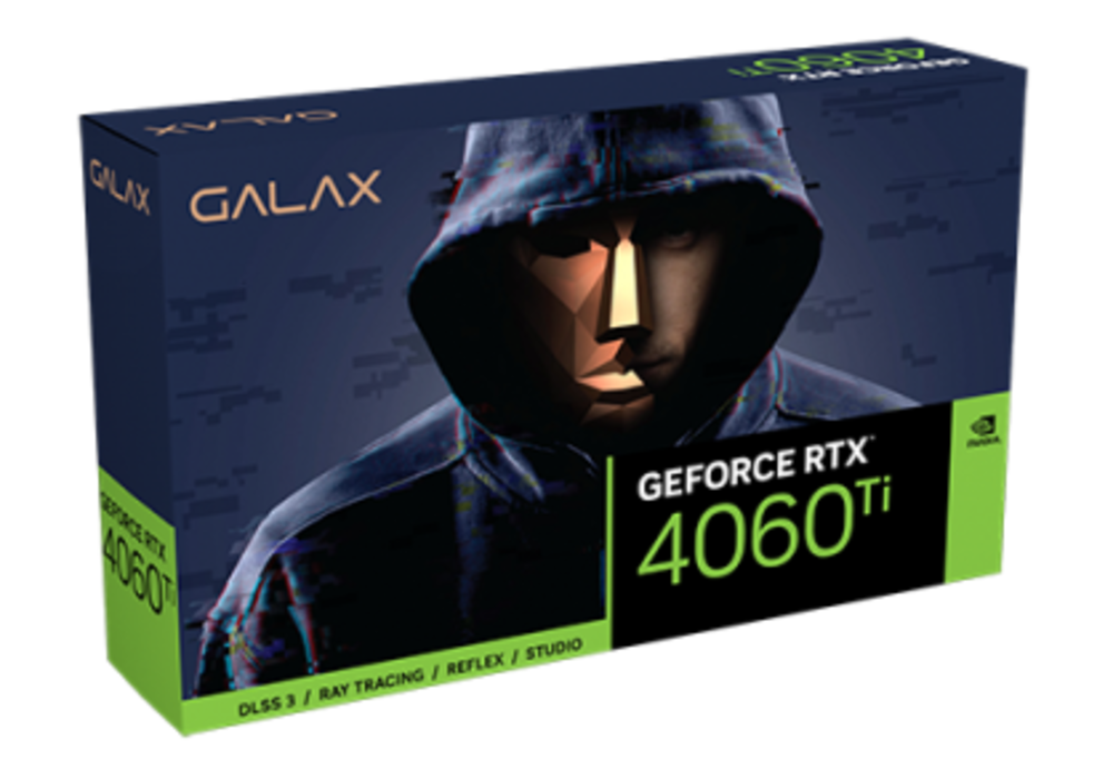 GALAX GeForce RTX 4060 TI (1-Click OC) 8GB GDDR6 Graphics Card(ONLY BUILD)  - 1 CLICK OC